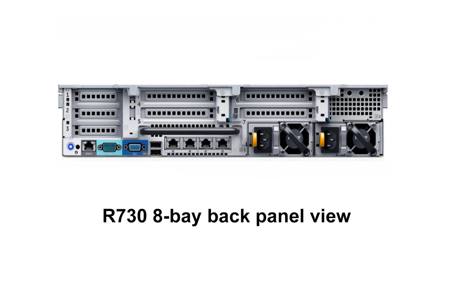 Serveur PowerEdge R730 8 baies 2,5" 2U monté en rack remis à neuf